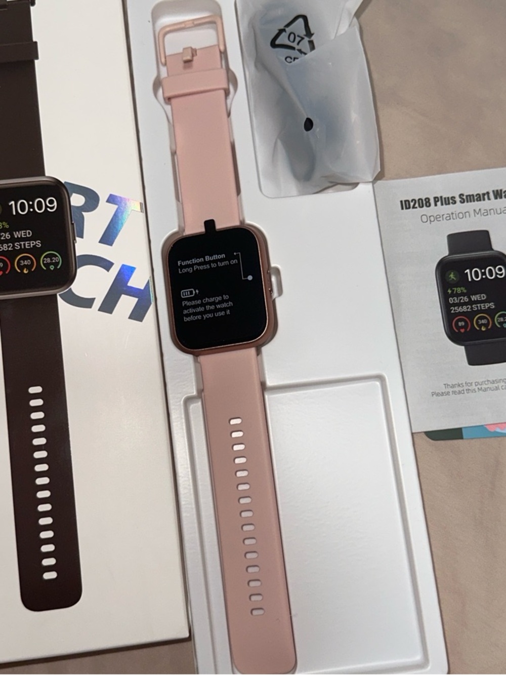 Smart Fitness Watch - Pink